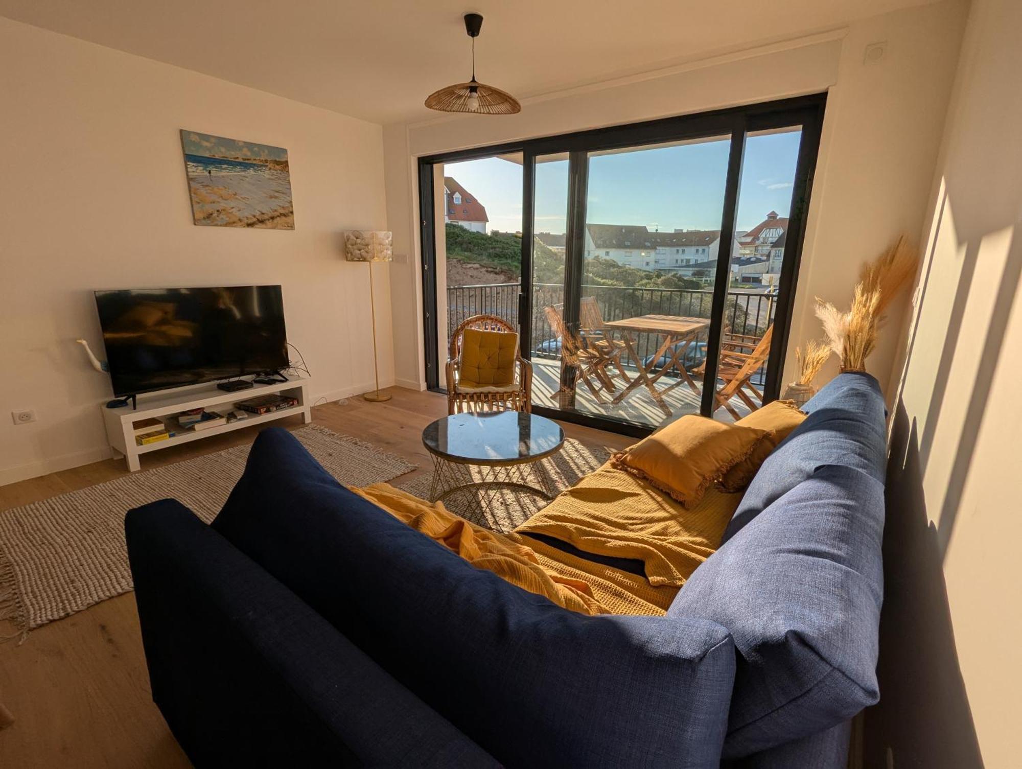 Evasion Plage - Appartement Lumineux Plein Centre Et 150M Plage Neufchatel-Hardelot Exterior photo